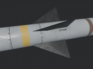 AIM-120 AMRAAM missile 3Dモデル