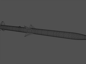 AIM-120 AMRAAM missile 3Dモデル