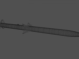 AIM-120 AMRAAM missile 3D Model