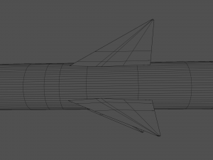 AIM-120 AMRAAM missile 3Dモデル