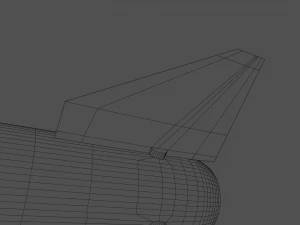 AIM-120 AMRAAM missile 3D Model