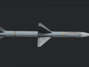 Aim-7 Sparrow missile 3D Model