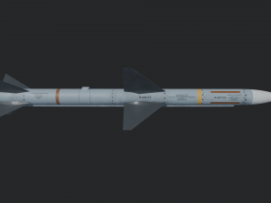 Aim-7 Sparrow missile 3D Model