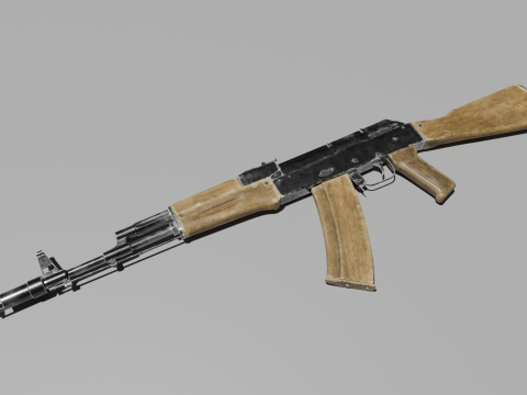 Ak-74 3D Модель