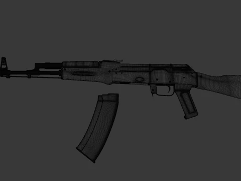 Ak-74 3D Model