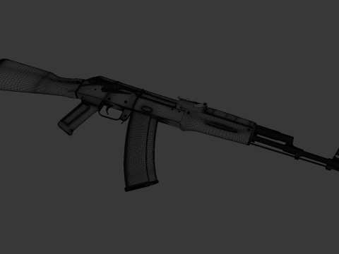 Ak-74 3D Модель