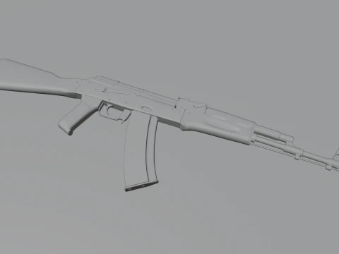 Ak-74 3D Model