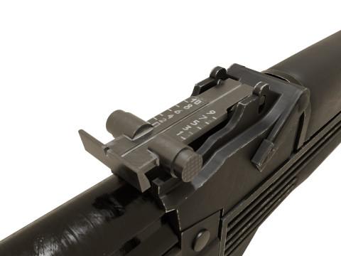 Ak-74M Model 3D