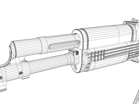 Ak-74M Model 3D