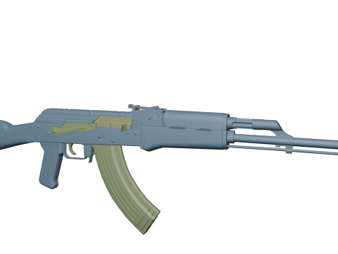 Ak-47 AKM Modello 3D