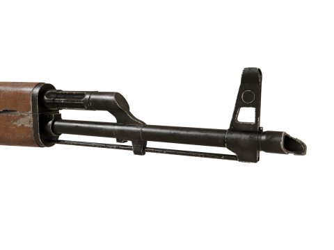 Ak-47 AKM with metall stock Model 3D