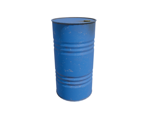 Barrel PBR low poly 3Dモデル