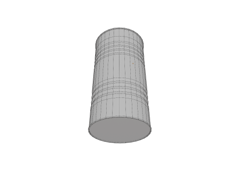 Barrel PBR low poly 3Dモデル