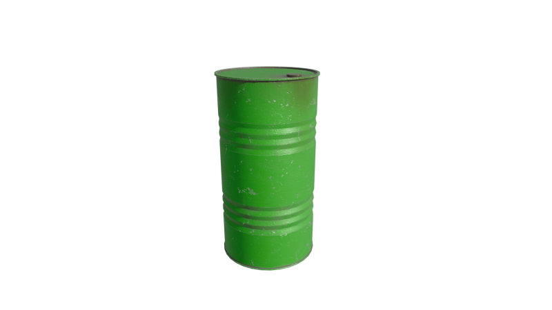 Barrel PBR low poly 3D 모델 .c4d .max .obj .3ds .fbx .stl .blend