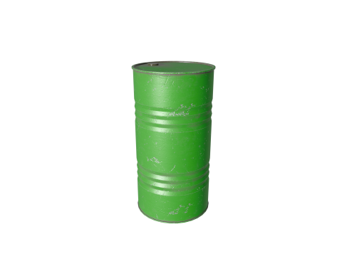 Barrel PBR low poly 3D 모델