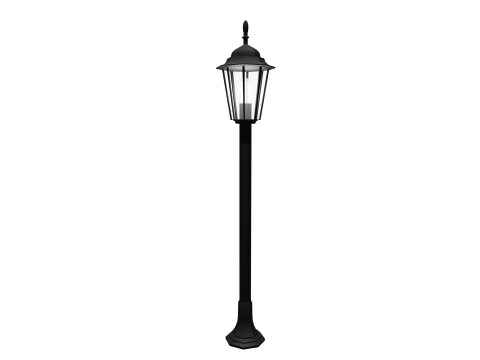 Street lamp low poly 3D मॉडल