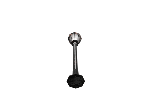 Street lamp low poly PBR Modello 3D