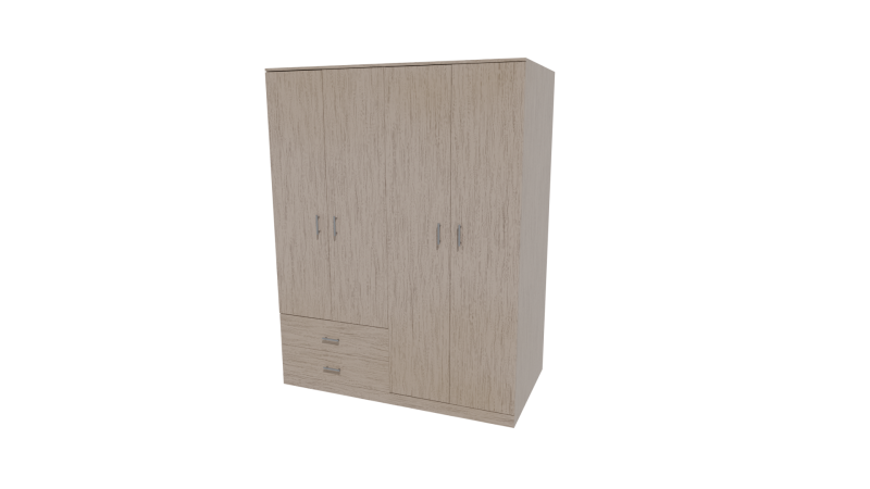 Closet low poly PBR 3D 모델 .c4d .max .obj .3ds .fbx .stl .blend 