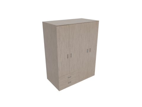 Closet low poly PBR 3D 모델