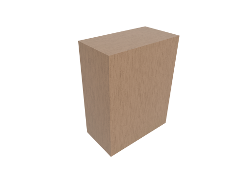 Closet low poly PBR 3D Model