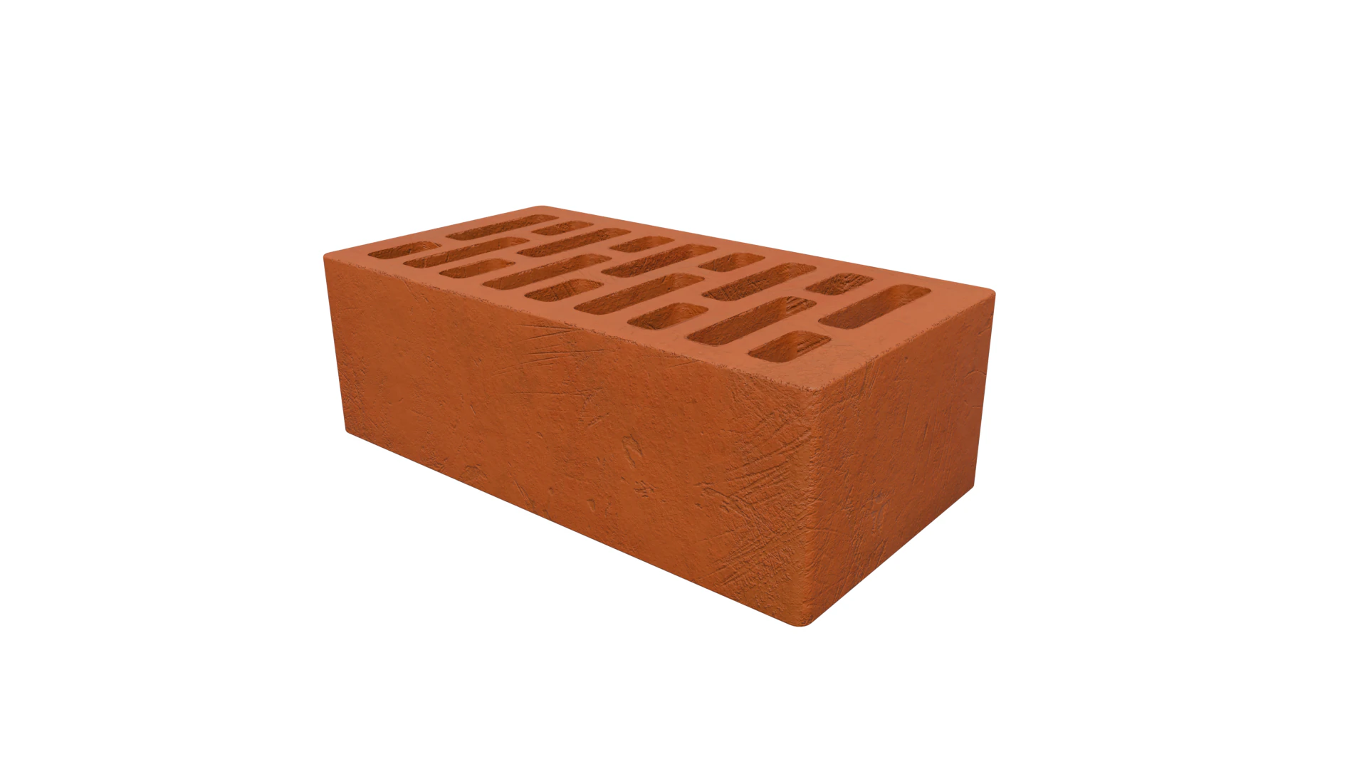 Brick low poly PBR 3D Model .c4d .max .obj .3ds .fbx .stl .blend 
