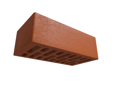Brick low poly PBR 3D मॉडल