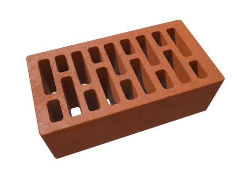 Brick low poly PBR 3D मॉडल