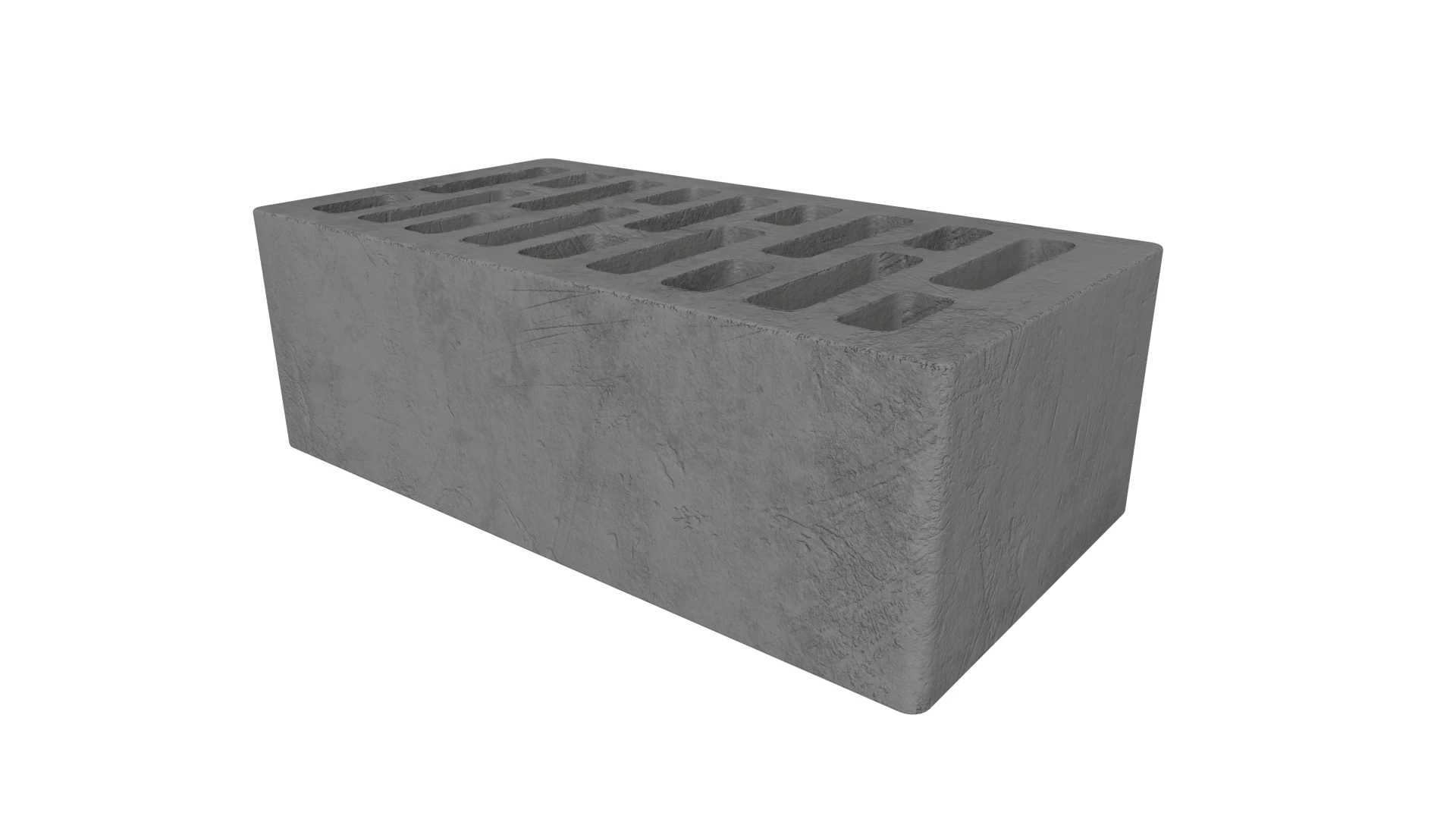 Facing brick low poly PBR 3D Model .c4d .max .obj .3ds .fbx .stl .blend 