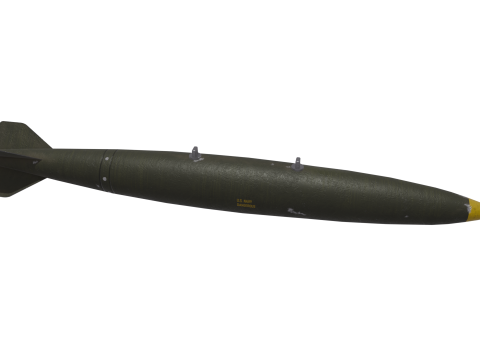 Mk 81 bomb 2K PBR textures 3D Model