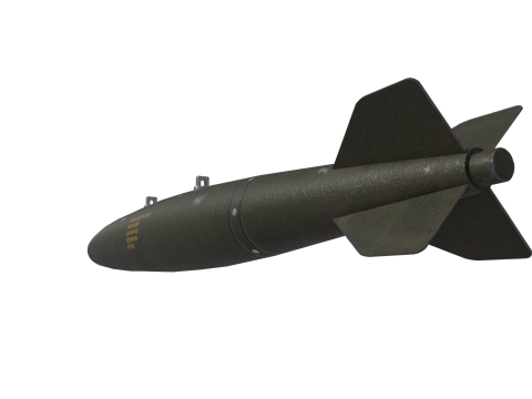 Mk 81 bomb 2K PBR textures 3D Model