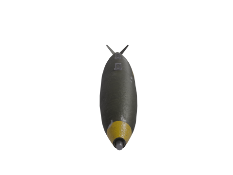 Mk 81 bomb 2K PBR textures 3D Model