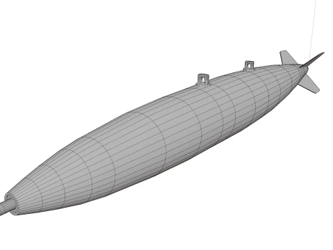 Mk 81 bomb 2K PBR textures 3D Model