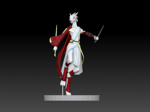 Original Furry KirinWo Modelo de impresión 3D
