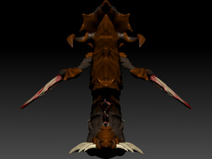Zerg Hydralisk 3D प्रिंट मॉडल