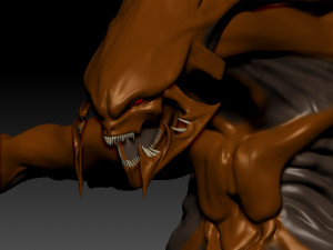 Zerg Hydralisk 3D प्रिंट मॉडल