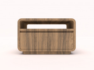 Wooden Side Table 3D Model