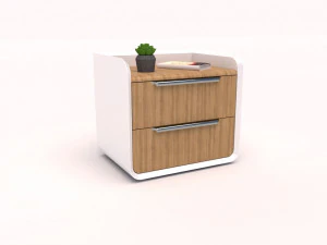 Wooden Side Table 3D Model