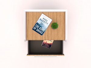 Wooden Side Table 3D मॉडल