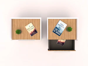 Wooden Side Table 3D Model