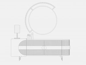 Modern Dresser 3D Model