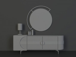 Modern Dresser 3D मॉडल