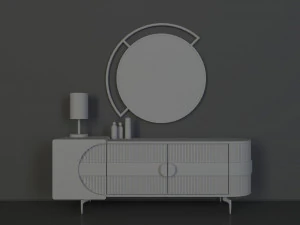 Modern Dresser 3D Model