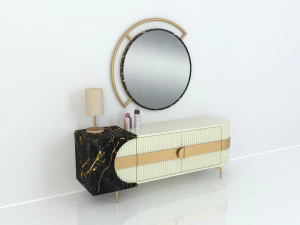 Modern Dresser 3D Model