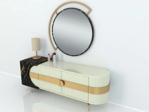 Modern Dresser 3D Model