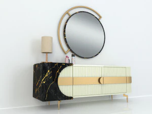 Modern Dresser 3D Model