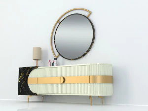 Modern Dresser 3D Model