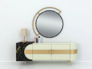 Lemari Modern Model 3D