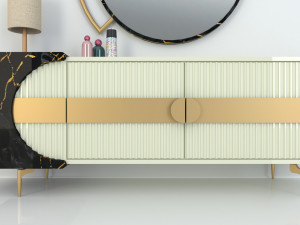 Modern Dresser 3D मॉडल