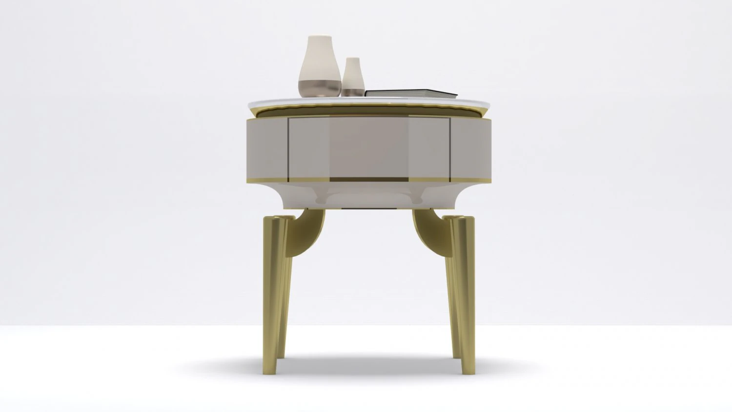 Modern Nightstand 3D Model .c4d .max .obj .3ds .fbx .stl .blend 