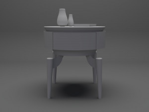 Modern Nightstand 3D मॉडल